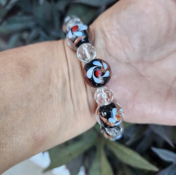Vintage‎ Venetian Glass bracelet - Picture 6 of 6